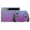 Cheetah Print Purple and Blue Nintendo Switch OLED (2021) Skin